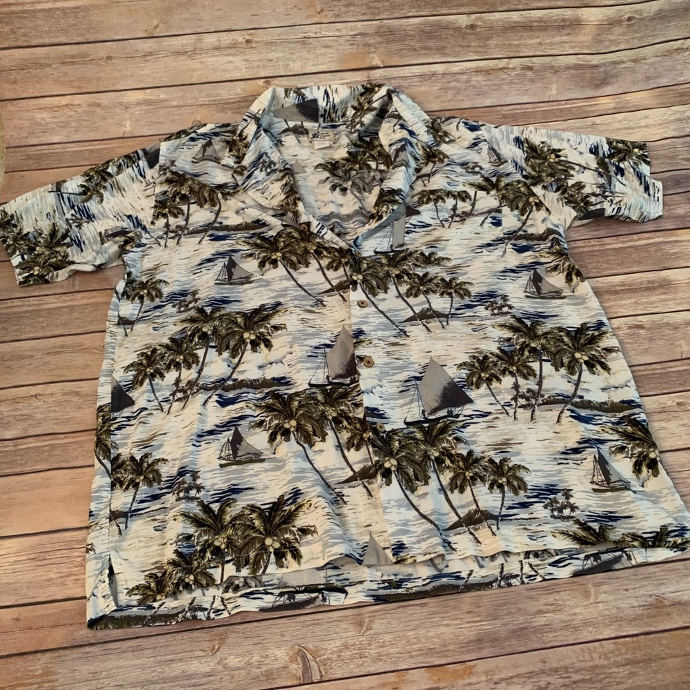 Waikiki wear mens short sleeve button up XL